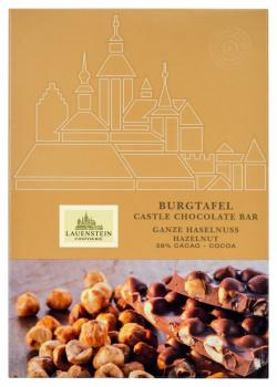 Tafelschokolade BURGTAFEL GANZE HASELNUSS, 275g